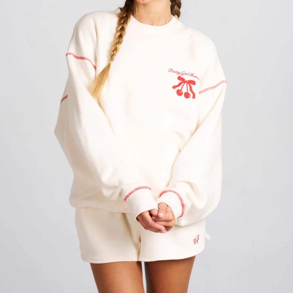 Dairy Boy Dairy Girl Summer Pullover Cream DAIRYBOY Sz XL